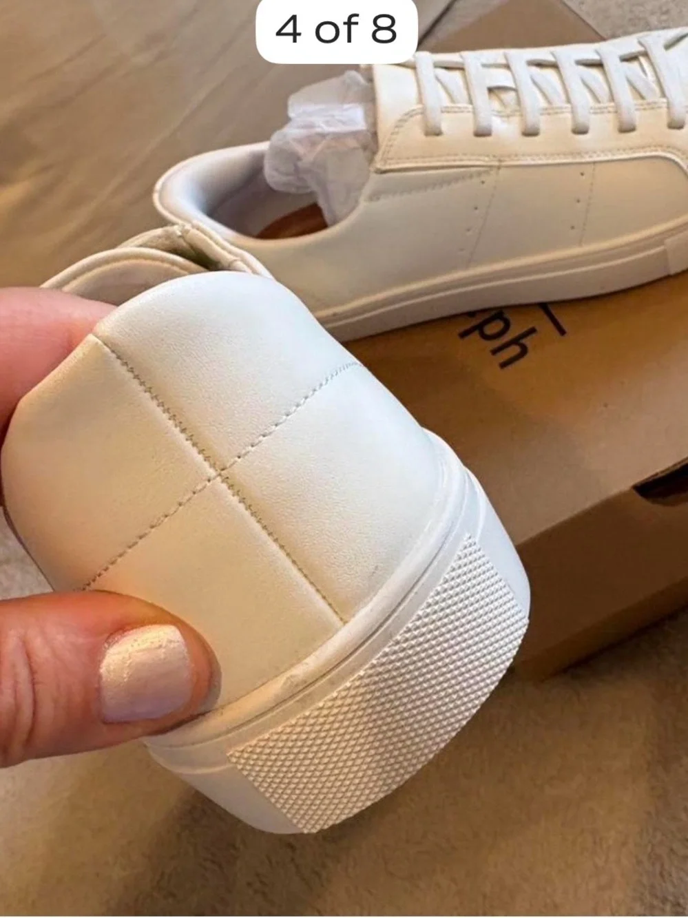 Marc Joseph MJNY White Leather Casual Sneaker BRAND NEW